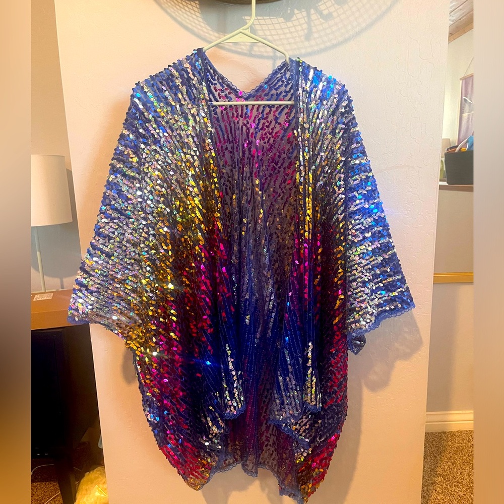 Sparkly Sequin Kimono